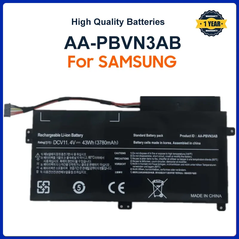 AA-PBVN3AB Laptop Battery For SAMSUNG NP370R4E NP370R5E NP370R5V NP450R4E NP450R5E NP450R4V NP450R5V NP470R5E NP510R5E