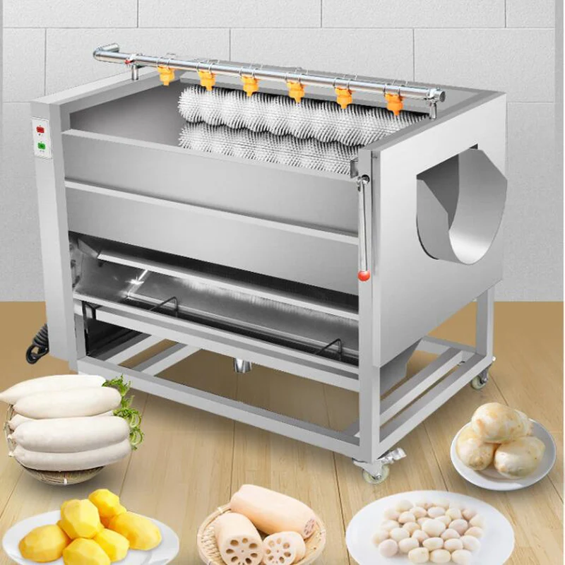 Commercial Large-scale Potato Peeling Machine Potato Peeling Machine Hair Roller Cleaning Machine Sweet Potato Radish