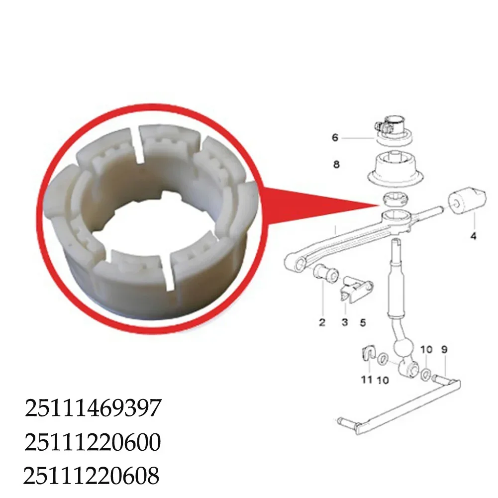 

1pc Gear Selector Bush/Gearshift Manual Transmission Shift Lever Bearing White Plastic #25111220600 For BMW 1-8Seria X1-X4 Z1 Z8