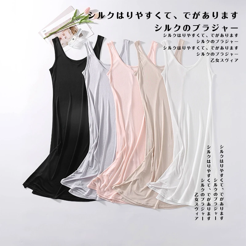 vest dress silk pajamas for women lingerie sexy slip white dress pink mini dress lingeries sleepwear night wear home wears sexi