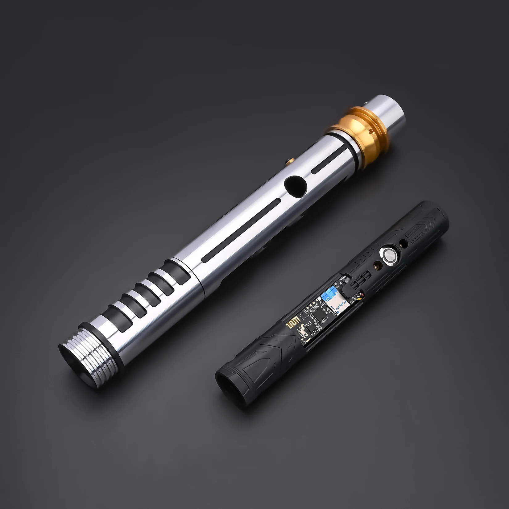 TXQSTUDIO Lightsaber AhsokaSE SDRGB Pixel No Blade FOC Metal Hilt Light Saber Parts Jedi Lasers word Toys for Cosplay Gift