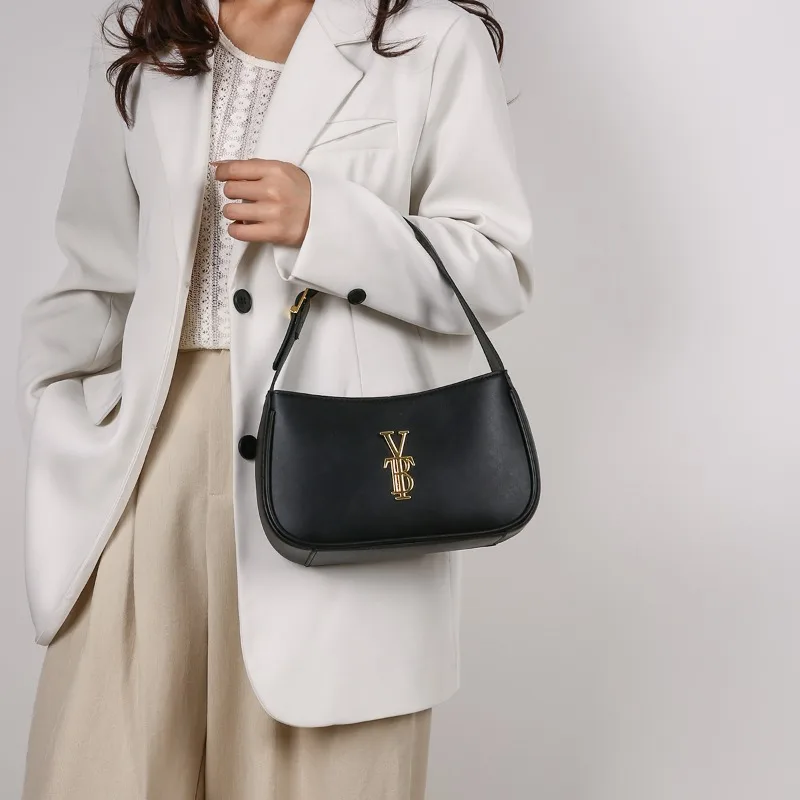

High-Quality Leather Crossbody Bag For Women Designer Shoulder Tote Handbag Elegant Ladies Purse Luxury