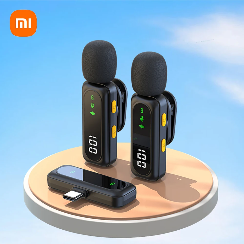 

Xiaomi Lavalier Lapel Microphone Wireless Portable Noise Reduction Audio Recording Type-C Mic for iPhone15-16 Android PC Live