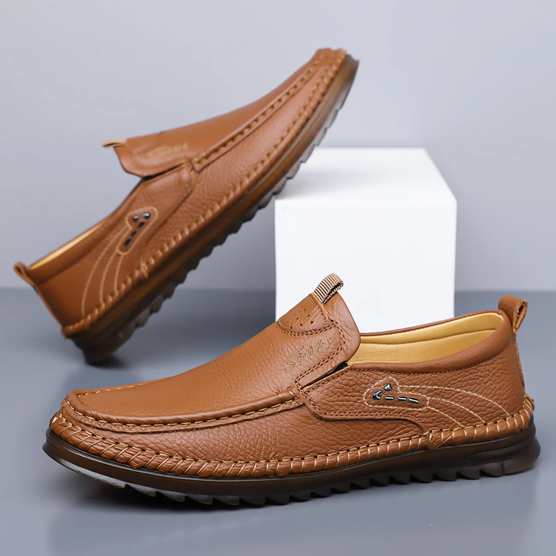 Sizes 38 - 48 Casual Men Business Loafers Men Soft-soled Comfortable Fashionable Shoes Casual Driving Traveling Shoes Men