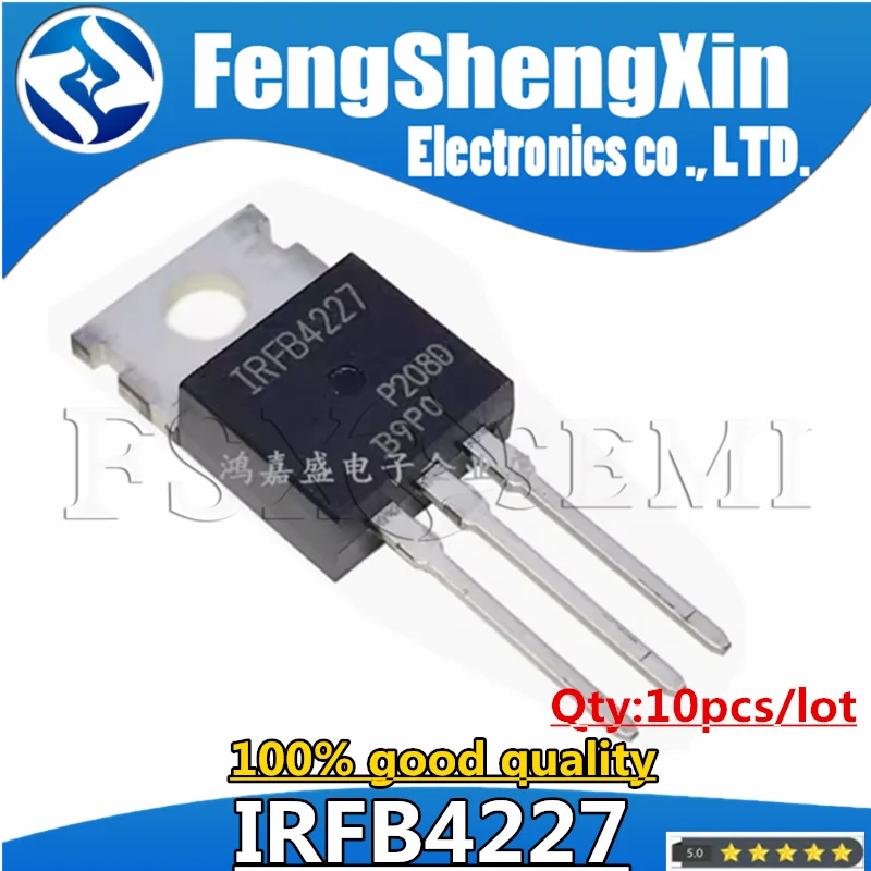 10 adet cips IRFB4227PBF IRFB4227 IRF84227 TO220 MOSFET