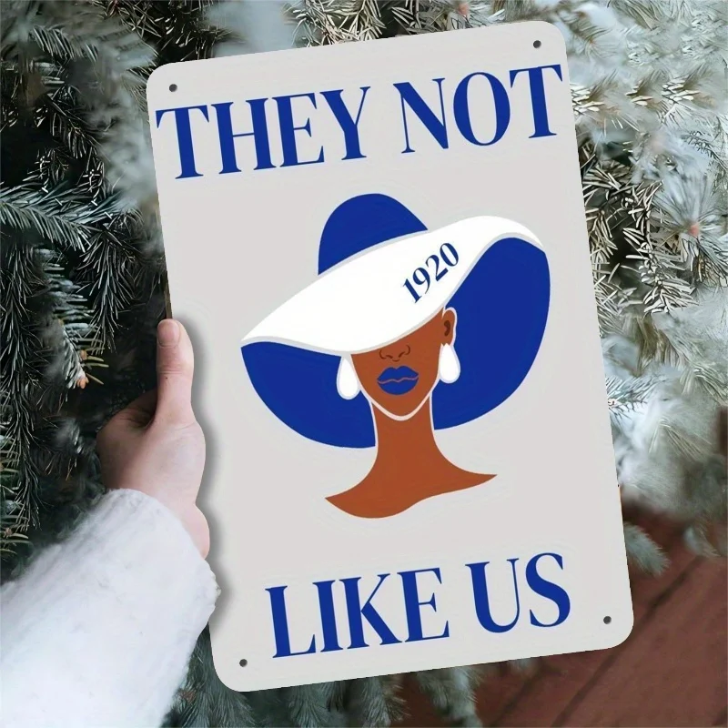 علامة معدنية مسطحة ثنائية الأبعاد، قطعة واحدة من Zeta Phi Beta - مكواة مقاومة للطقس، محفورة مسبقًا لسهولة التعليق، مثالية للشرفة