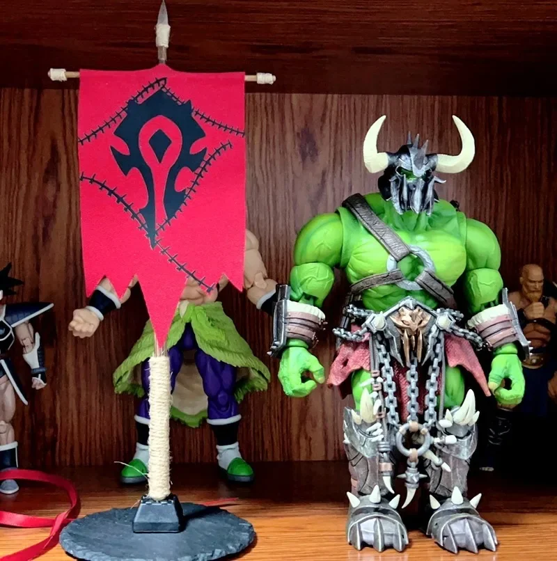 Auf Lager Mithril Studio 1/10 Hüter der Horde 02 Berserker Orc Modell komplettes Set 18cm Action figur Monster Puppe Spielzeug Geschenke