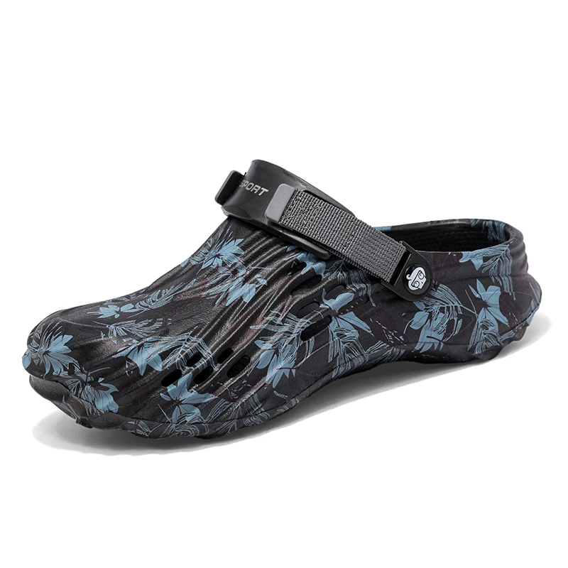 

Summer Men's Casual Slippers Large Size Breathable Light Soft Men's Shoes Thick Sole Outdoor Shoes Men's Women's Slippers