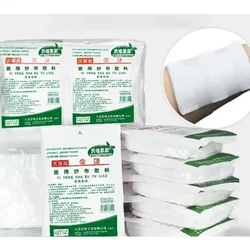 10 unids/bolsa 5x7 cm/6x8 cm/8x10cm almohadilla de gasa médica estéril suministros para el cuidado de heridas almohadilla de gasa de algodón primeros auxilios vendaje impermeable para heridas