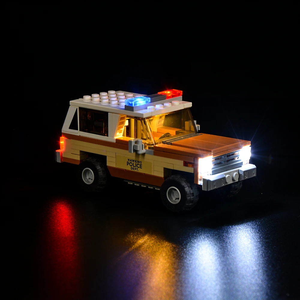 Zestaw oświetlenia LED do 75810 Stranger Things do góry nogami kompatybilny z 25010 klocki oświetlenie zestaw nie zawiera modelu