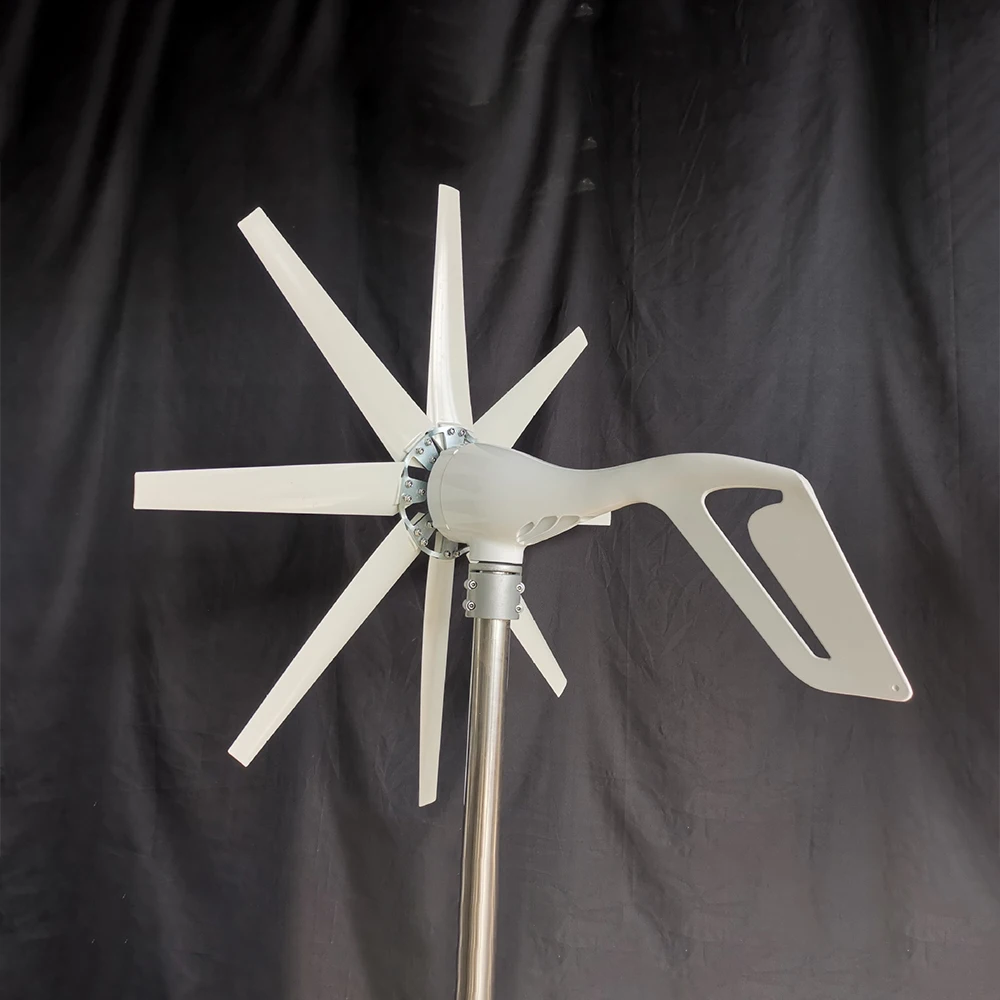 2000W 12V/24V/48V 8Blades 10Blades Wind Turbine Generator Complete Set Windmill Horizontal Axis Wind Turbine 10KW 8000W 4000W
