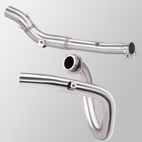 Slip On For SUZUKI DR-Z400 DRZ400 DRZ-400 DR Z400 SM S E 2000 - 2022 Motorcycle Exhaust ORV Escape Muffler 51mm Front Link Pipe