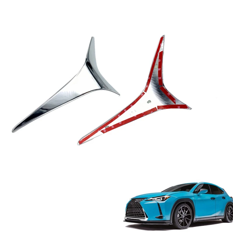 لكزس UX200UX250h2019-2022 كروم رئيس إضاءة للتزيين ABS قطع غيار السيارات الكهربائي #3