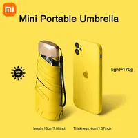 Xiaomi Mini Sun Umbrella Outdoor UV Protection Ultralight Folding Five-fold Umbrella Sunshade Umbrella Portable Umbrella Newest