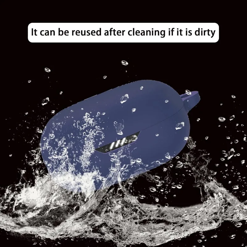 

Silicone Protective Case for JBL Wave Flex2 - Full Coverage Cover for Earbuds & Charging Case, Shockproof Storage Accessory