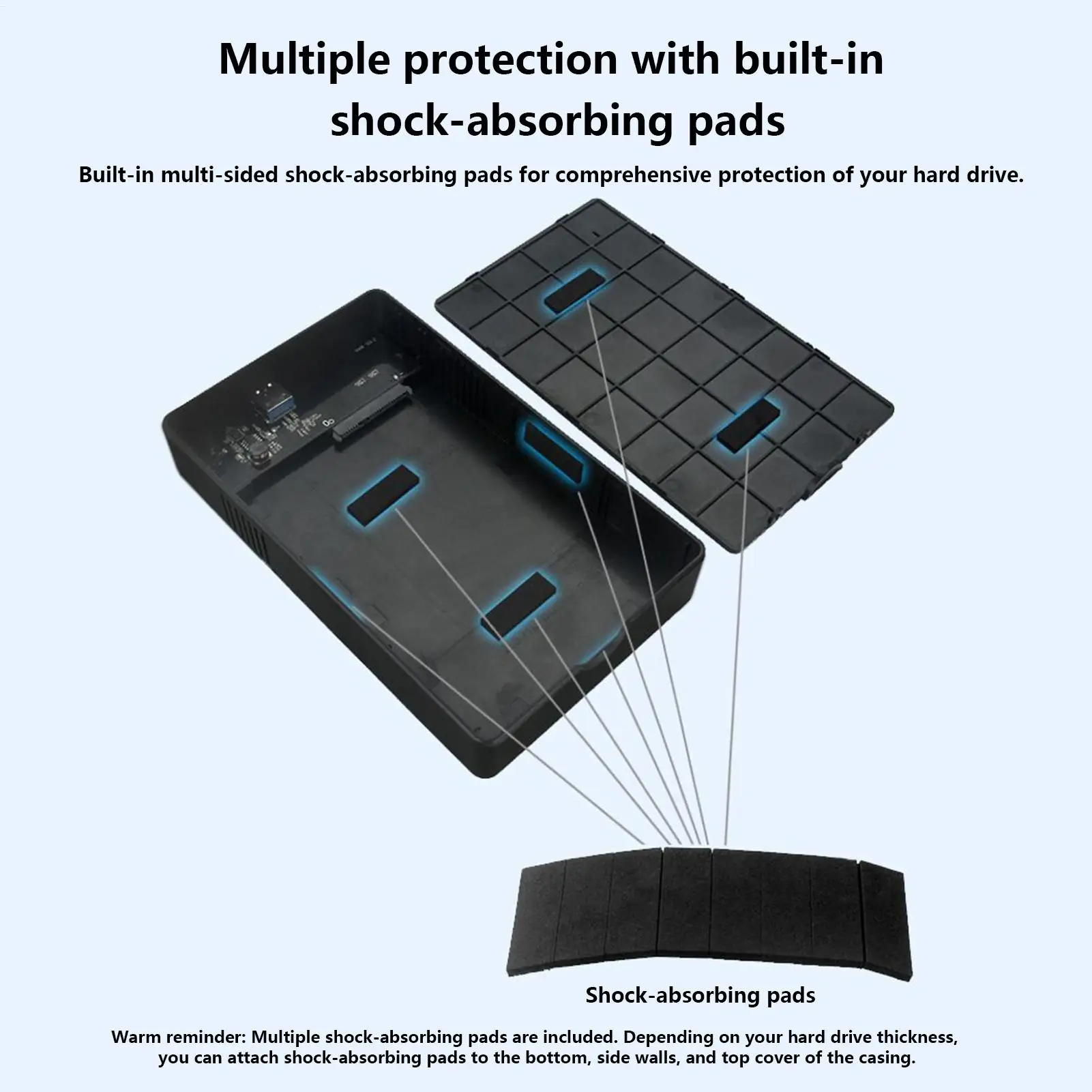 

Portable Hard Drive 5Gbps Fast Transfer Expansion External USB 3.0 Backup Drive Expansion For Computer Laptop Desktop PC Video