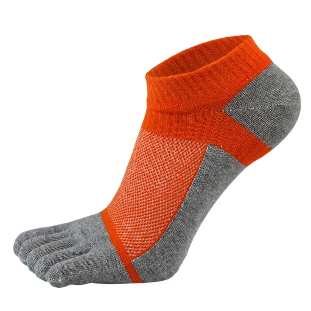 Spring Summer Shaping Socks Comfortable Pure Cotton Anti Friction Five Finger Socks Ankle Socks No Show Ankle Socks Men's Socks