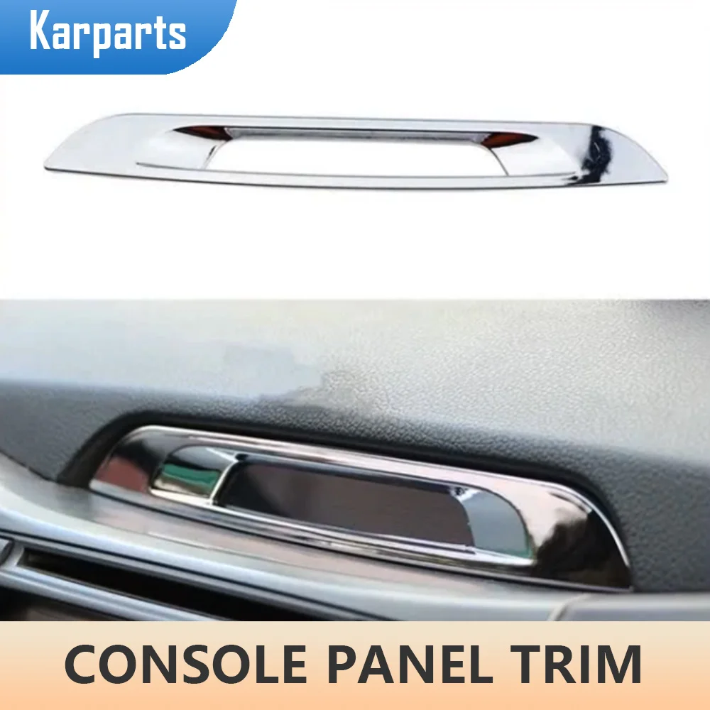 

ABS Chrome Car Central Console Display Cover Decoration Sticker Trim for Kia Sportage R 2011 2012 2013 2014 2015 Accessories