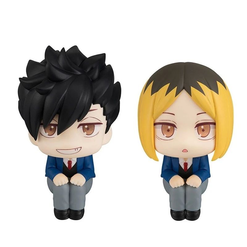 Anime Cute Haikyuu Nendoroid Figure Mini Kozume Kenma Tetsurou Kuroo Action Figure Look Up Doll PVC Collection Toys for Kid Gift