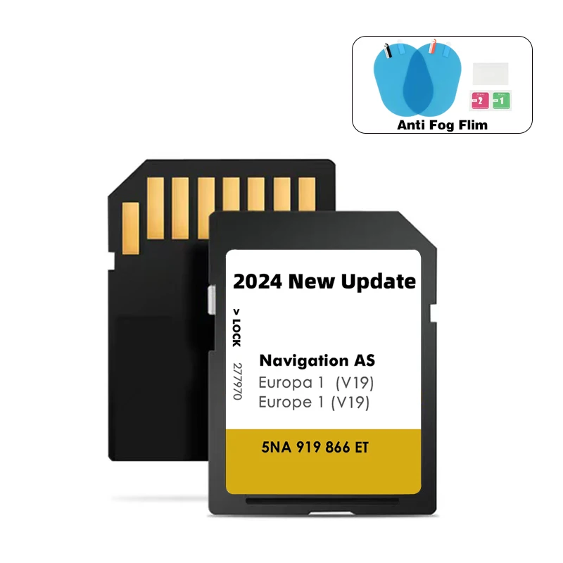 

UK Europa SD Card 32GB Navigation GPS Map Version 2024 Newest for VW Tiguan AS V19