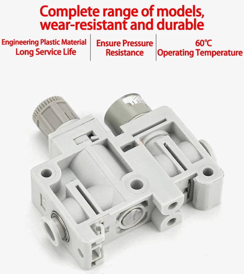 صمام لولبي AFR Type ARM Series Miniature Integrated Compact Pressure Reducing Valve ARM5SA-06-A/ARM5SA-08-A Precision Pressure Regu صمامات أخرى — تفصيل 2