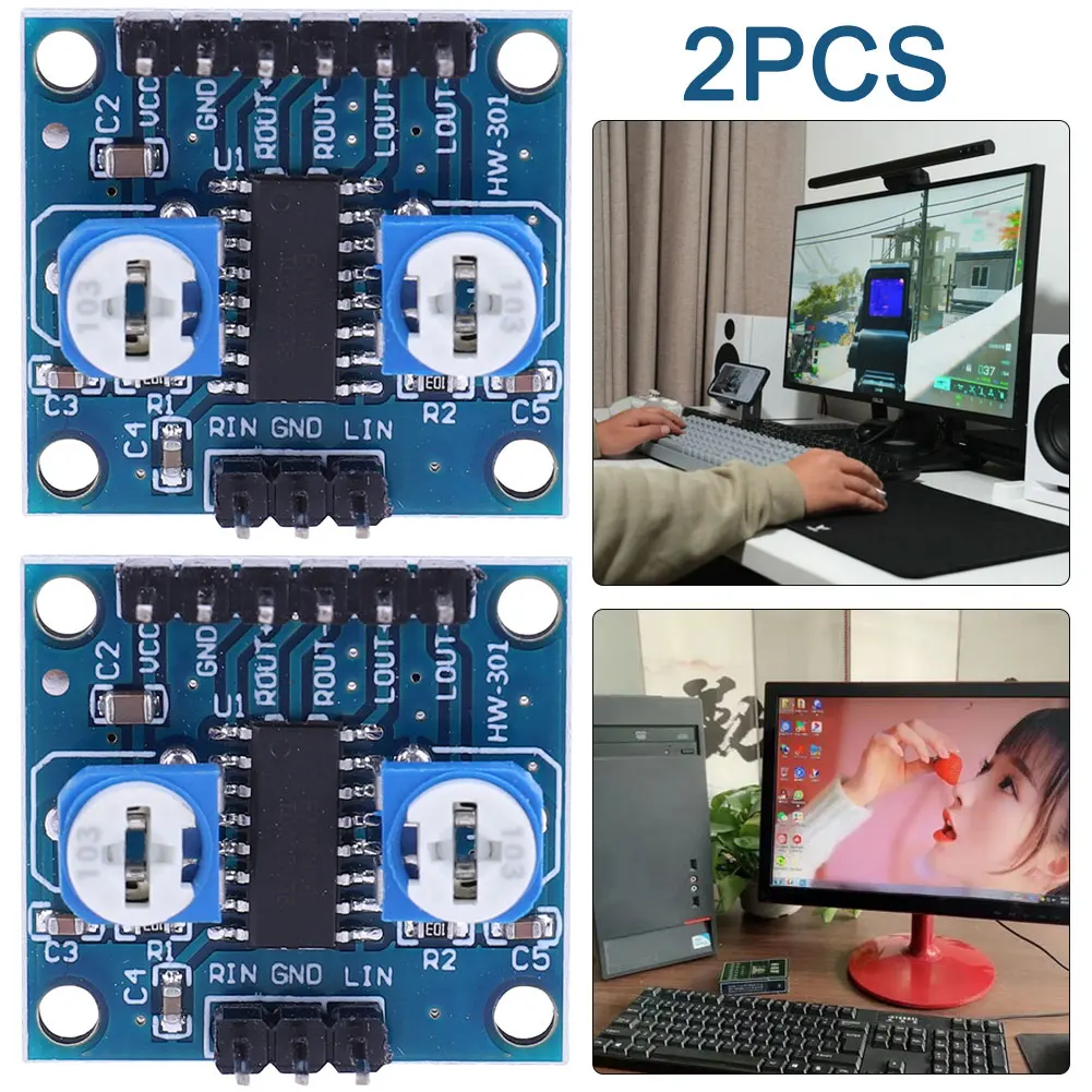 Плата цифрового усилителя PAM8406 двухканальный 2x5 Вт класса D для электронных устройств