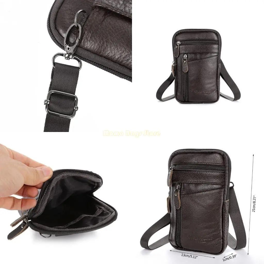 X90D Men's Men's Genuine Fashion Passion Bag Bag Bag Crossder Crossbody Pack