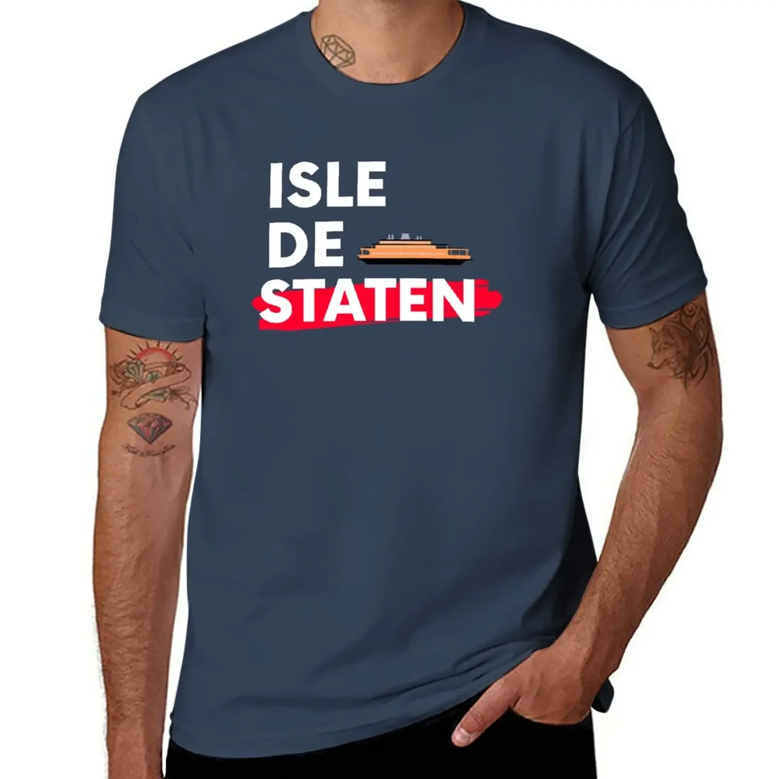 New Isle De Staten T-Shirt custom t shirt quick drying essential t shirt cotton graphic tees mens cotton t shirts