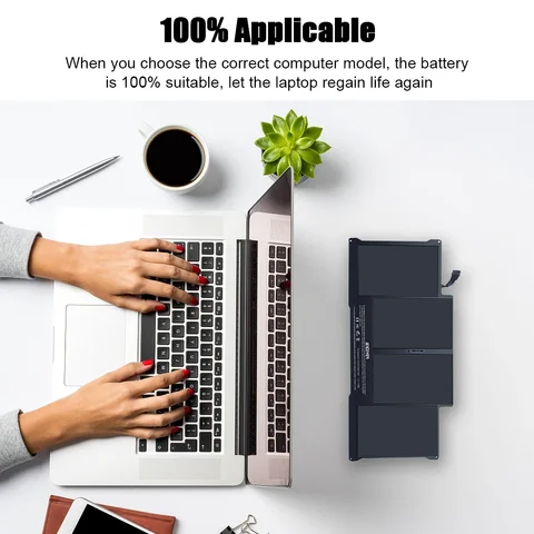 SKOWER Högpresterande A1375 A1406 A1405 A1377 Laptop Batteri För Apple Macbook Air 11 13 tum A1466 A1370 A1369 A1465 10 best sales MacBook-batteri - №1