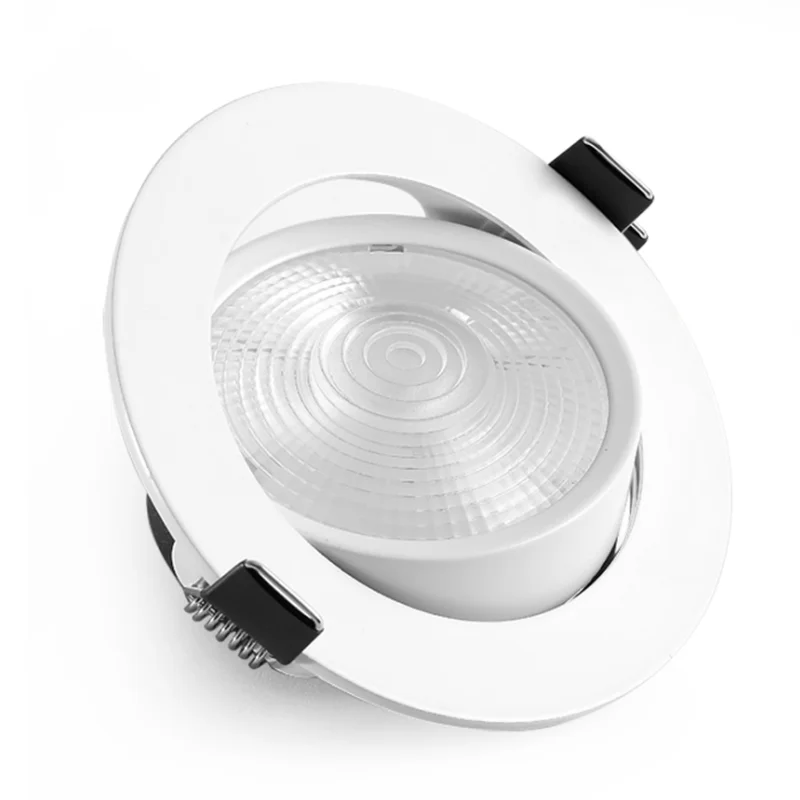 Imagem -02 - Cob Dimmable Embutido Led Downlight Luz de Teto Holofote Branco e Preto Decoração de Casa Shopping Center e Sala de Estar