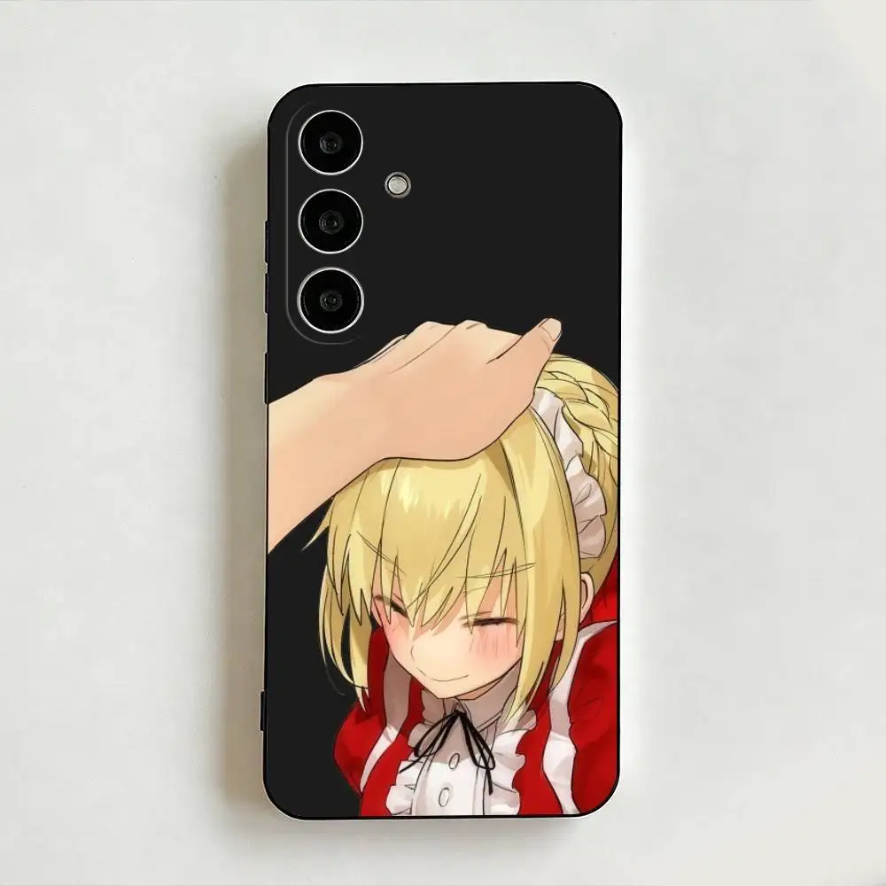 Fate Extella  Nero Claudius Cute Phone Case For Samsung Galaxy A73,A72,A71,A70,A53,A52,Cover Others Soft Black Shell ll