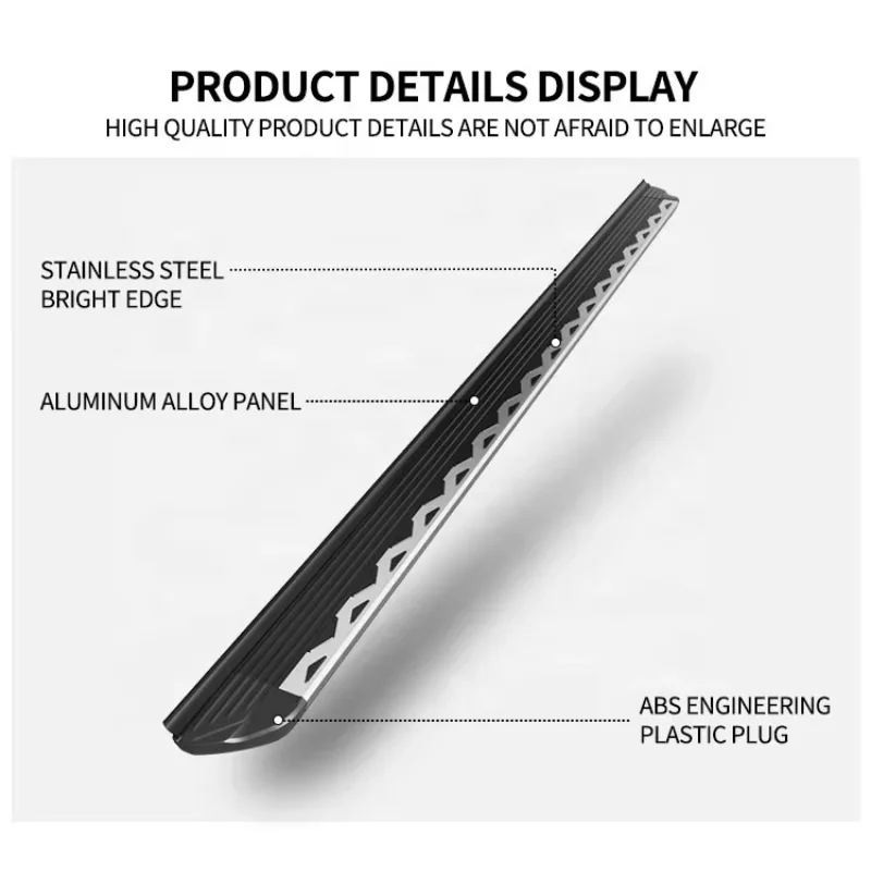 ملحقات السيارات SUV من الألومنيوم المخصصة من الشركة المصنعة للوحات الجري ذات الخطوات الجانبية OUTLANDER ASX RVR 2011-2022 #2