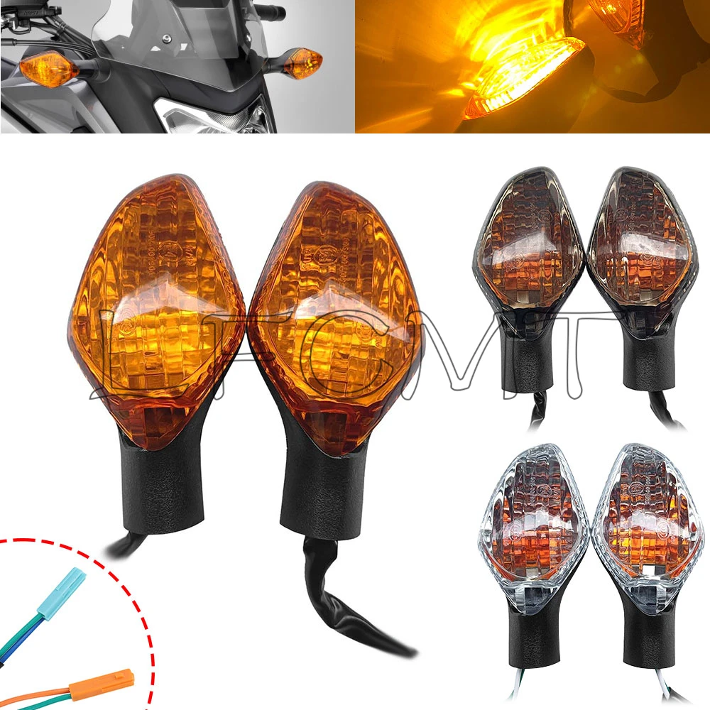 Front Rear Turn Signal Light Fit for HONDA MSX125 Grom/SF 125 13-22 CMX300 CMX500 Rebel 300 500 17-20 Motorcycle Indicator Lamps