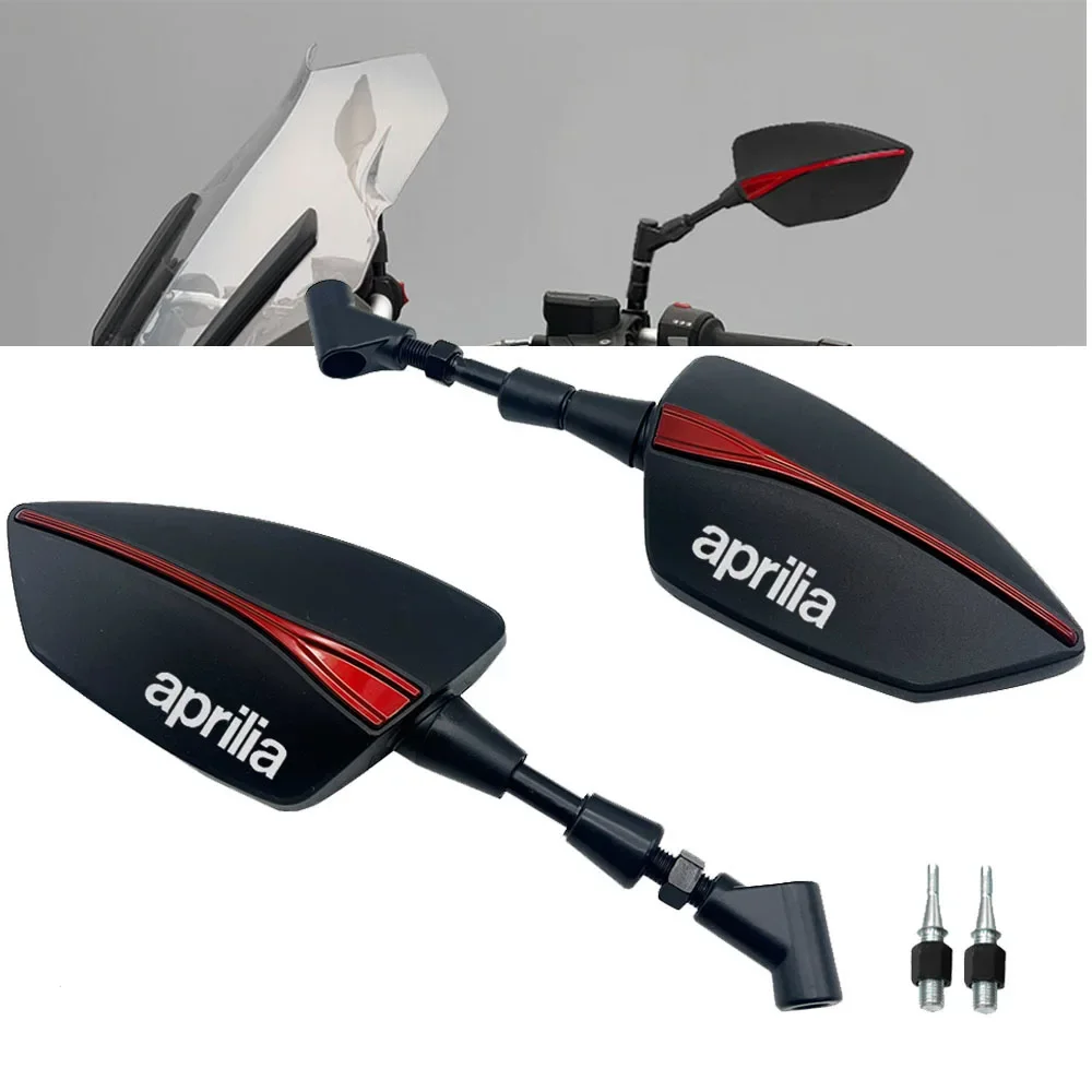 For Aprilia SHIVER 750 900 GT Universal 10mm Motorcycle Accessories Adjustabale Rearview Rear View Mirrors Side Mirror Part