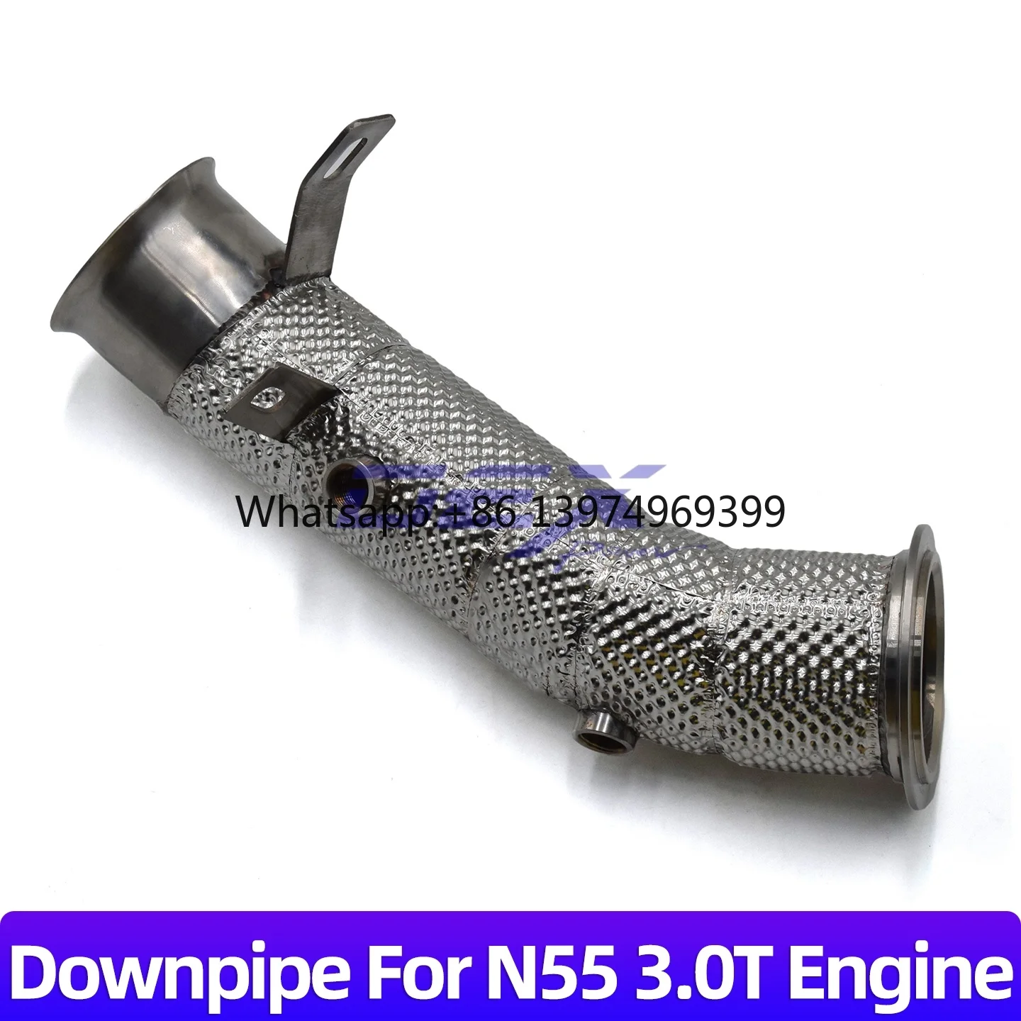 DEX Downpipe for N55 3.0T Engine SS304 With Heat Shield for M135i M235i F20/F21/F22/F23 F3X 335i 435i High Performance Down Pipe