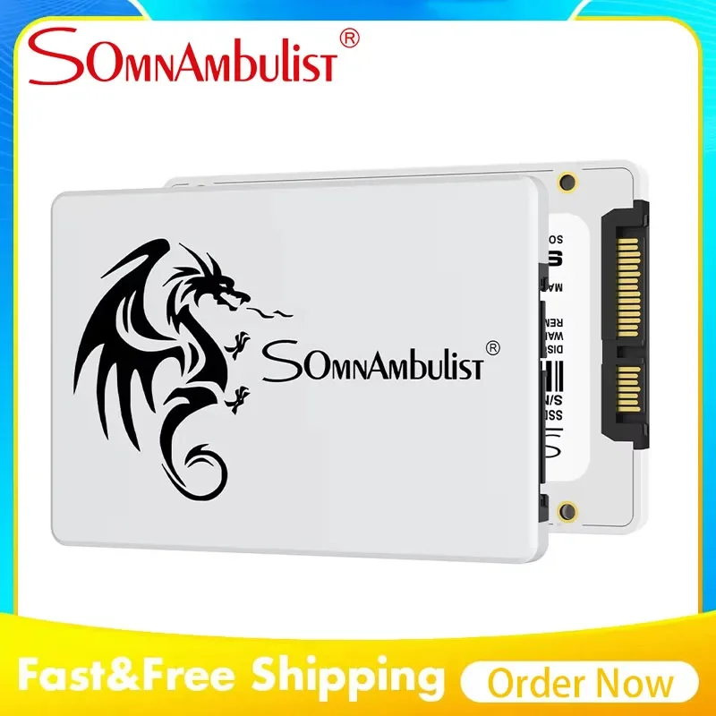 SomnAmbulist 2.5" SATA3 Solid State Drive 64GB 120GB 128GB 240GB 256GB 480GB 512GB SSD para laptop de mesa