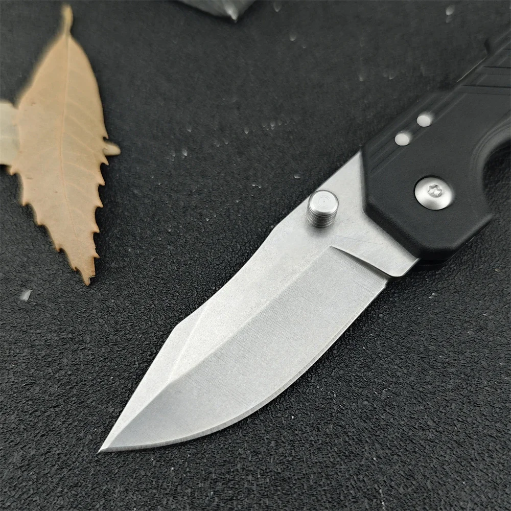 Mini High Quality 440C Stainless Steel Blade Nylon Wave Fiber Handle Folding Knife Easy To Carry EDC Tools Camping Fruit Knife