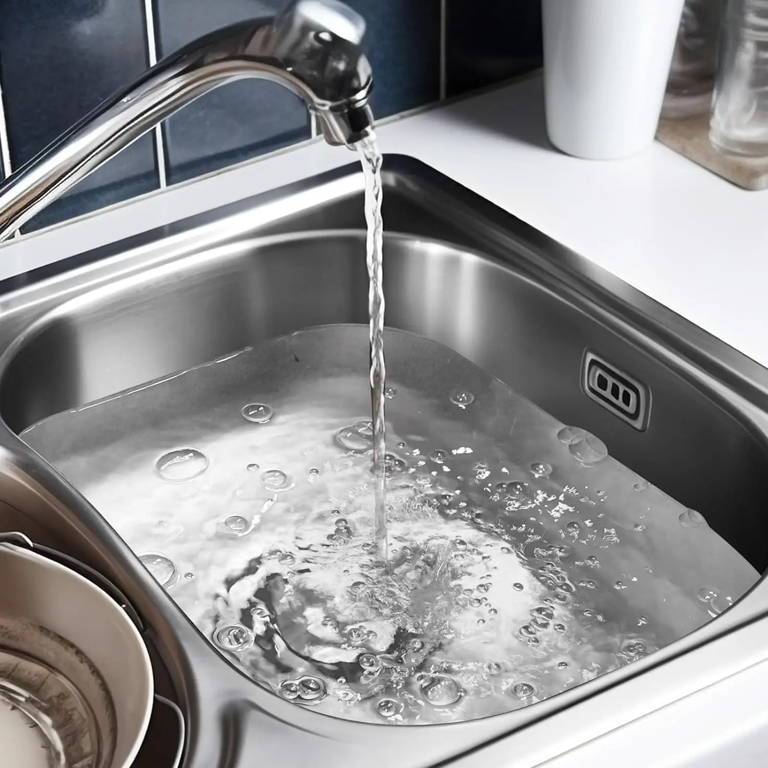 Kitchen Sink Drain Stopper 2PCS Garbage Disposal Stopper 3.35 Inch Sink Drain Plug, Fits Standard Kitchen Drain