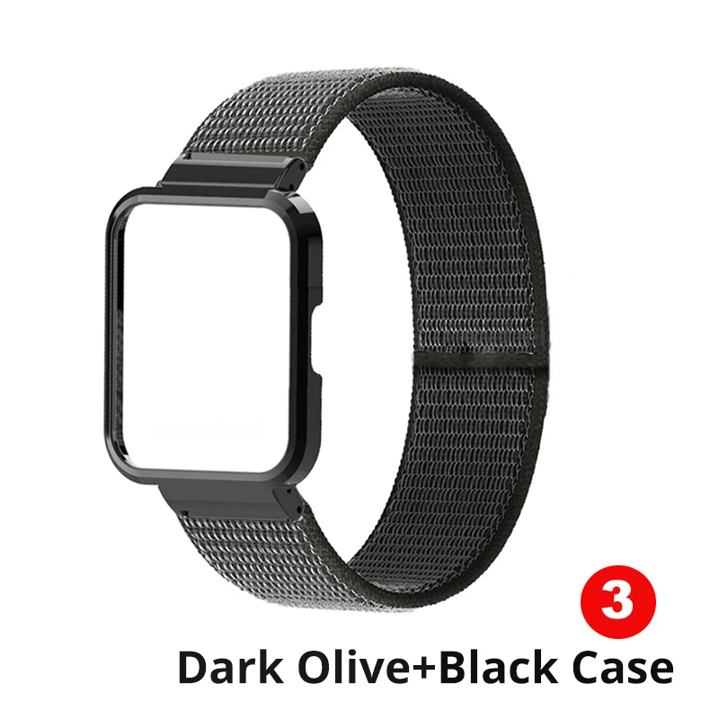 Nylon Bracelets For Xiaomi Mi Watch Lite Case Strap Metal Protector For Redmi Watch 2 Lite / Mi Watch Lite Bumper Correa Band