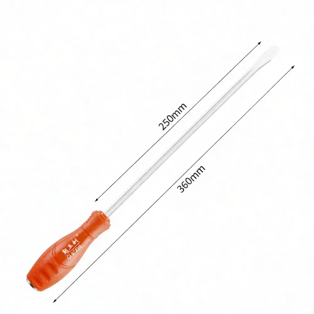 Heavy Duty Hammerable Screwdriver Professional S2 Alloy Steel Magnetic Phillips Slotted Manual Repair Multi Purpose Tool