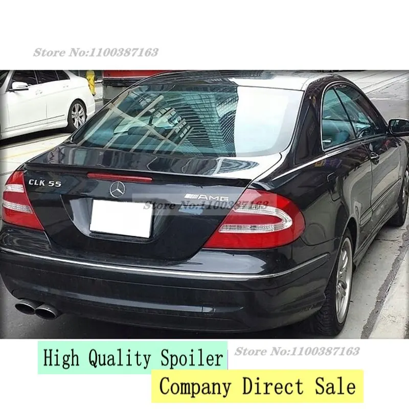 

Спойлер для Mercedes Benz W209 2004-2007 CLK-class CLK200 280 350 55 63 спойлер из настоящего углеродного волокна/ФАП Автомобильный задний спойлер