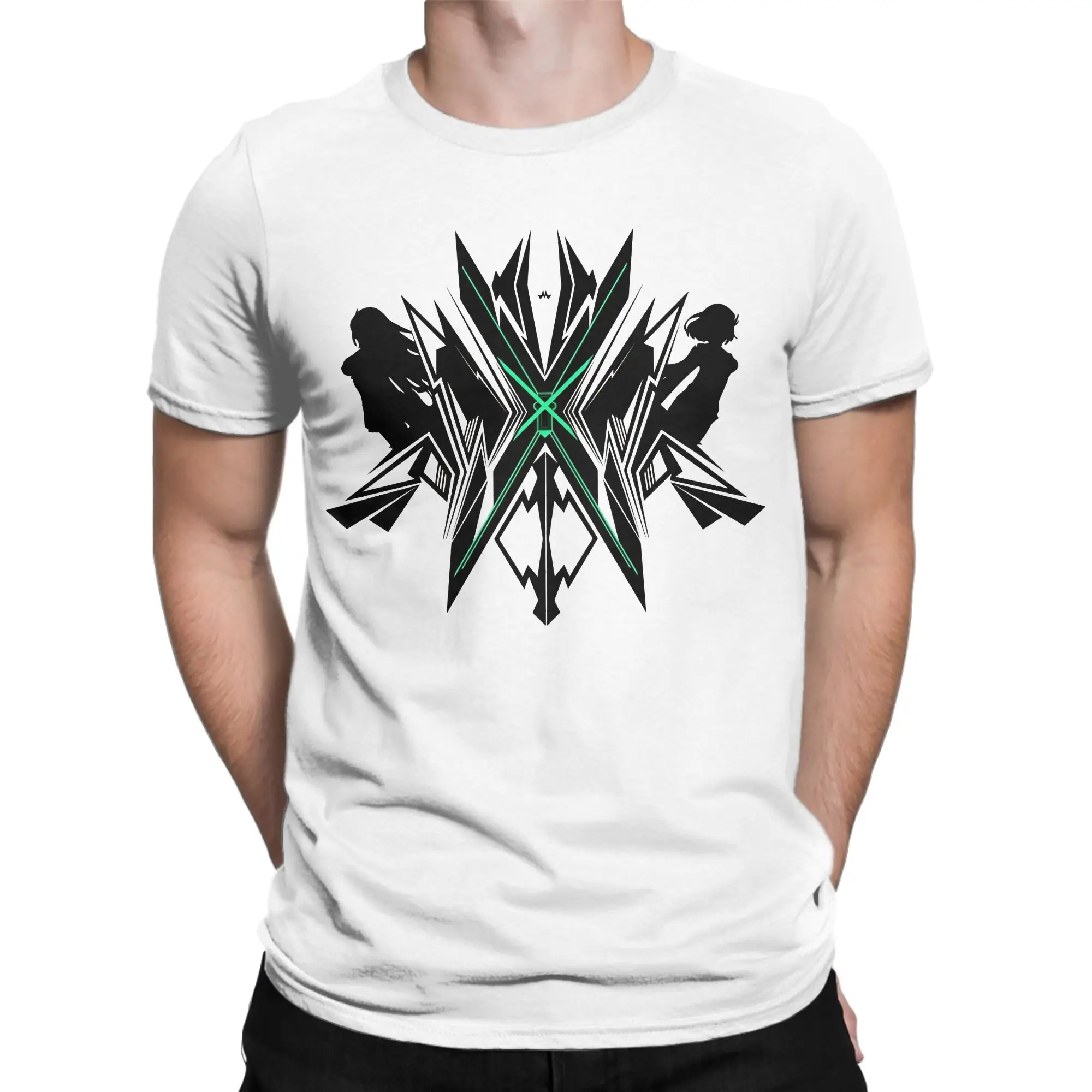 Stylized Giant Sword  Classic Xenoblade Chronicles Funny Graphic 100% Cotton T-Shirt Tops Tees For Men