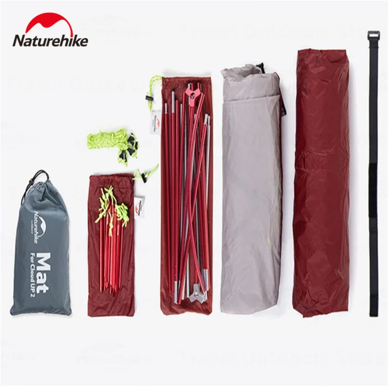 Naturehike Cloud Up 1 2 3 Namiot kempingowy Ultralekki pojedynczy podwójny potrójny namiot dla osób Outdoor Travel Hiking 3-4 Season Double Layer