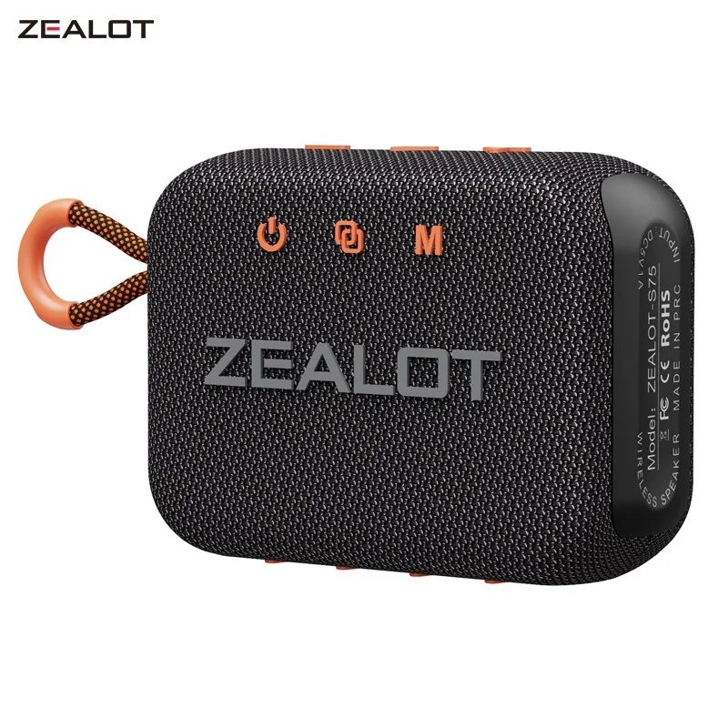 

ZEALOT-S75 Wireless Bluetooth Speaker Built-in Battery/Waterproof/Powerful Wireless Stereo Sound Outdoor Portable Speaker