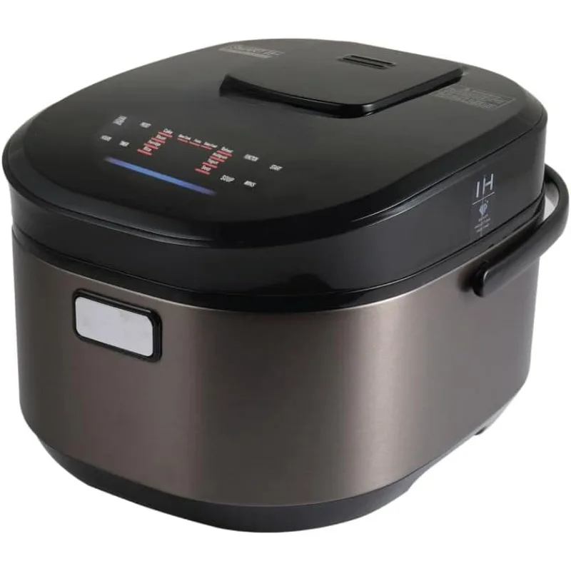 Titanium Grey IH SMART COOKER, Rice Cooker and Warmer, 1.8L, 10 cups of rice, Non-Coating inner pot,Induction Heating