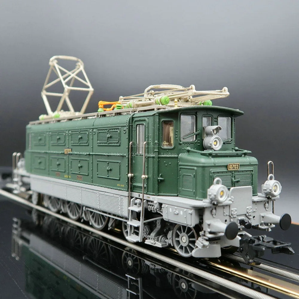 HO Type 1/87 Train Model AE3/6 Electric Locomotive 25360 Digital Sound Effects Green Collectible Ornament Toy Train Boy Toy Gift