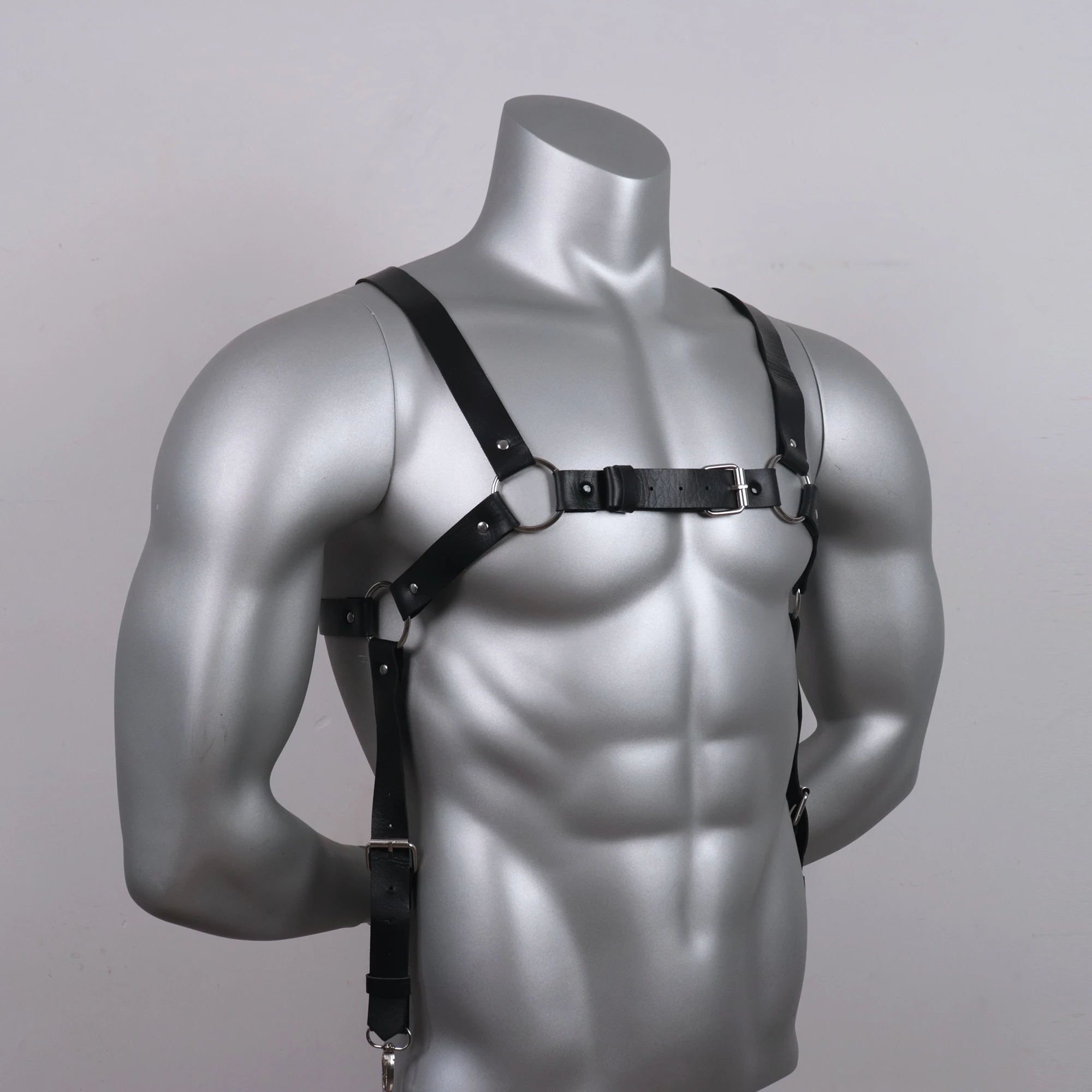 Bondage Harness Man Sword Belt Gothic Chest Lingerie Leather Vest Body Harness Sexy Bdsm Gay Strap Erotic Accessories