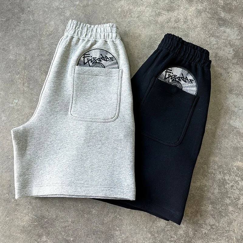 Summer Y2K American Casual Hip Hop High Street Pants Creative Pocket CD Pattern… - Image 3
