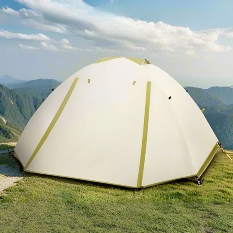 Outdoor Regenfeste Campingzelte Leichter Aluminiumrahmen Schutzzelt Tragbares Faltbares Zelt Outdoor Übernachtungs-Wanderausrüstung