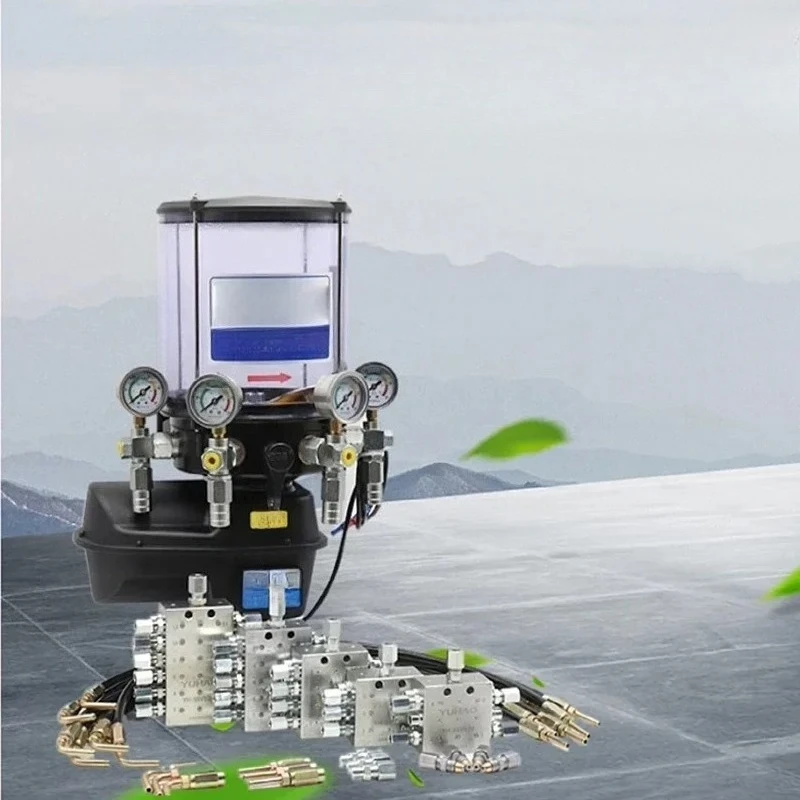 

Electric Grease Pump Automatic Lubrication System Oil Pump Four-Outlet Lubricating Pump With Program Control 24V/380V/220V